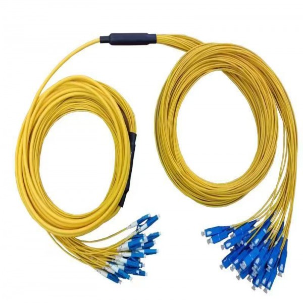 24 strand single mode armored fiber optic cable